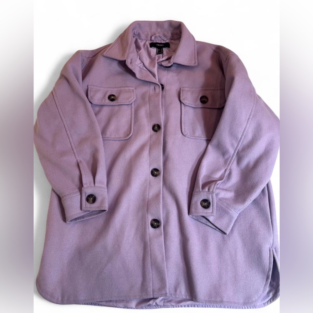 Forever 21 Lavender Utility Jacket